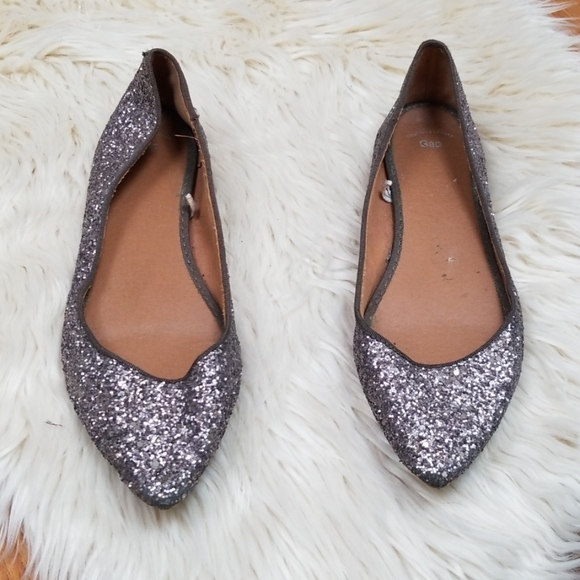 SOLD Gap glitter flats size 8 - Picture 2 of 7